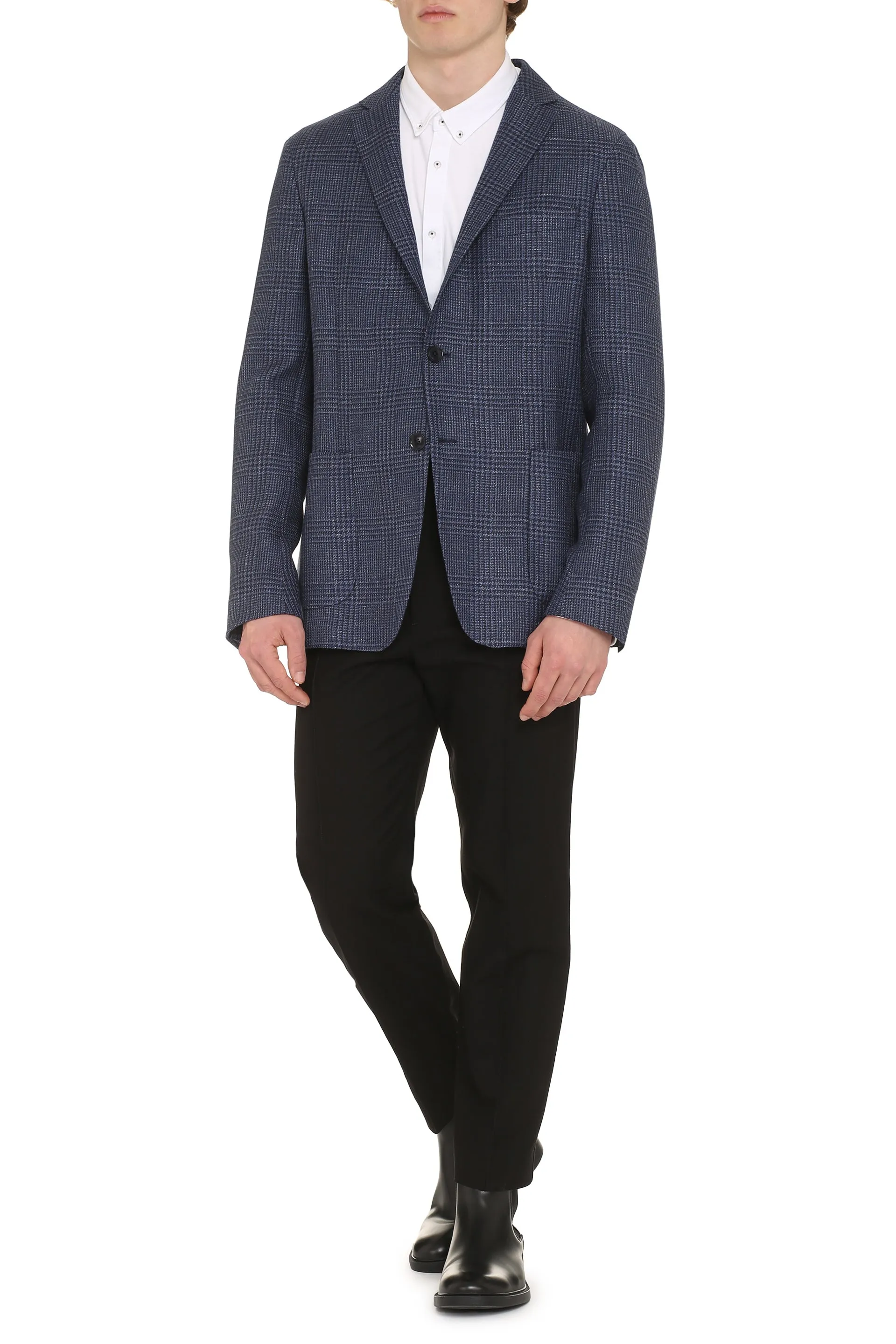 Single-breasted two-button blazer
