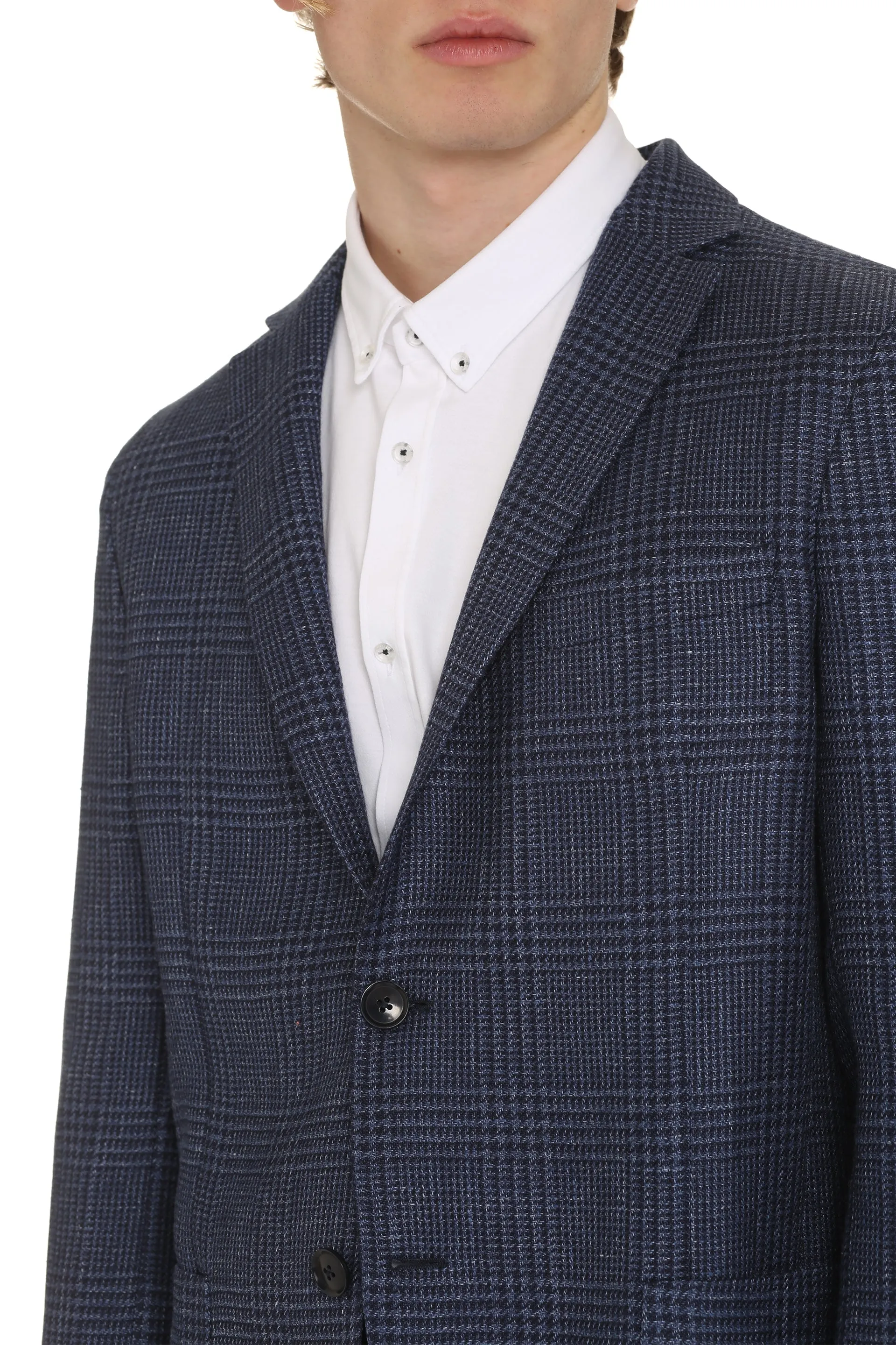 Single-breasted two-button blazer