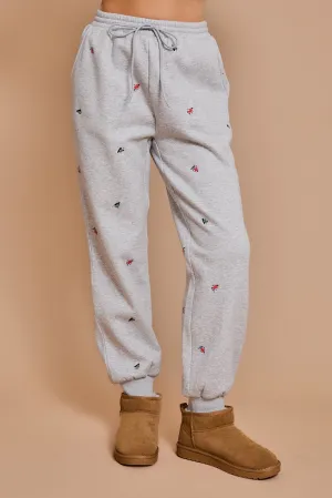 SKI EMBROIDERD SWEATPANTS