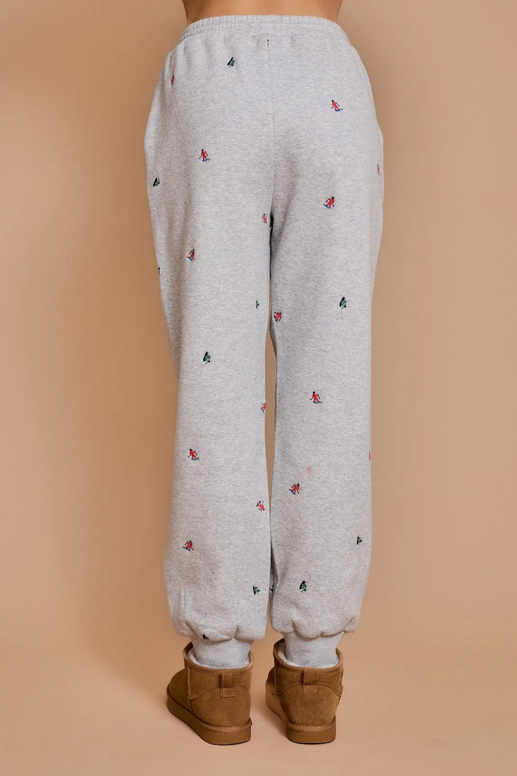 SKI EMBROIDERD SWEATPANTS