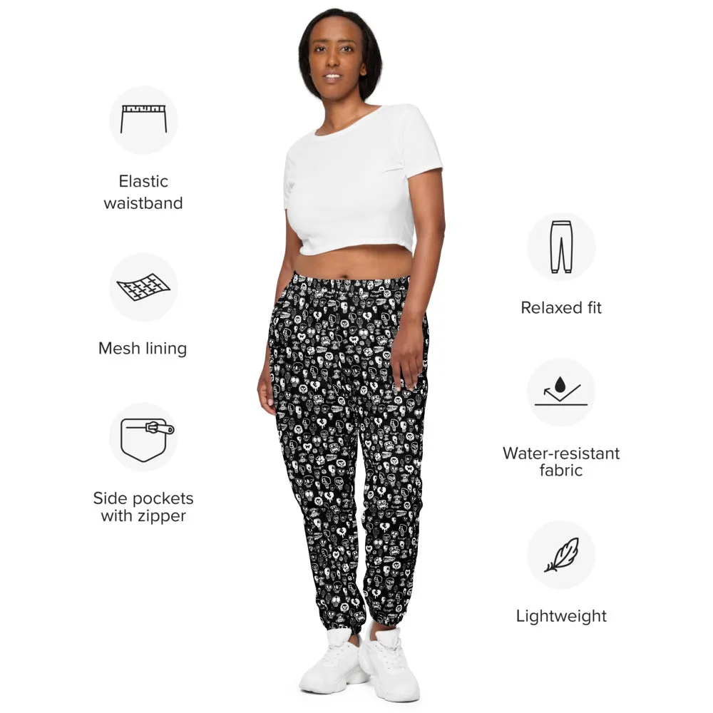 Skull Print Unisex Track Pants by HERO: Stand Out in Style and Comfort