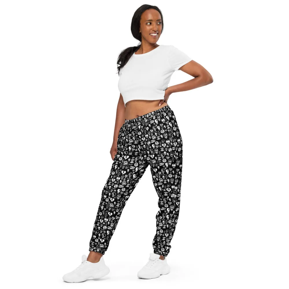 Skull Print Unisex Track Pants by HERO: Stand Out in Style and Comfort