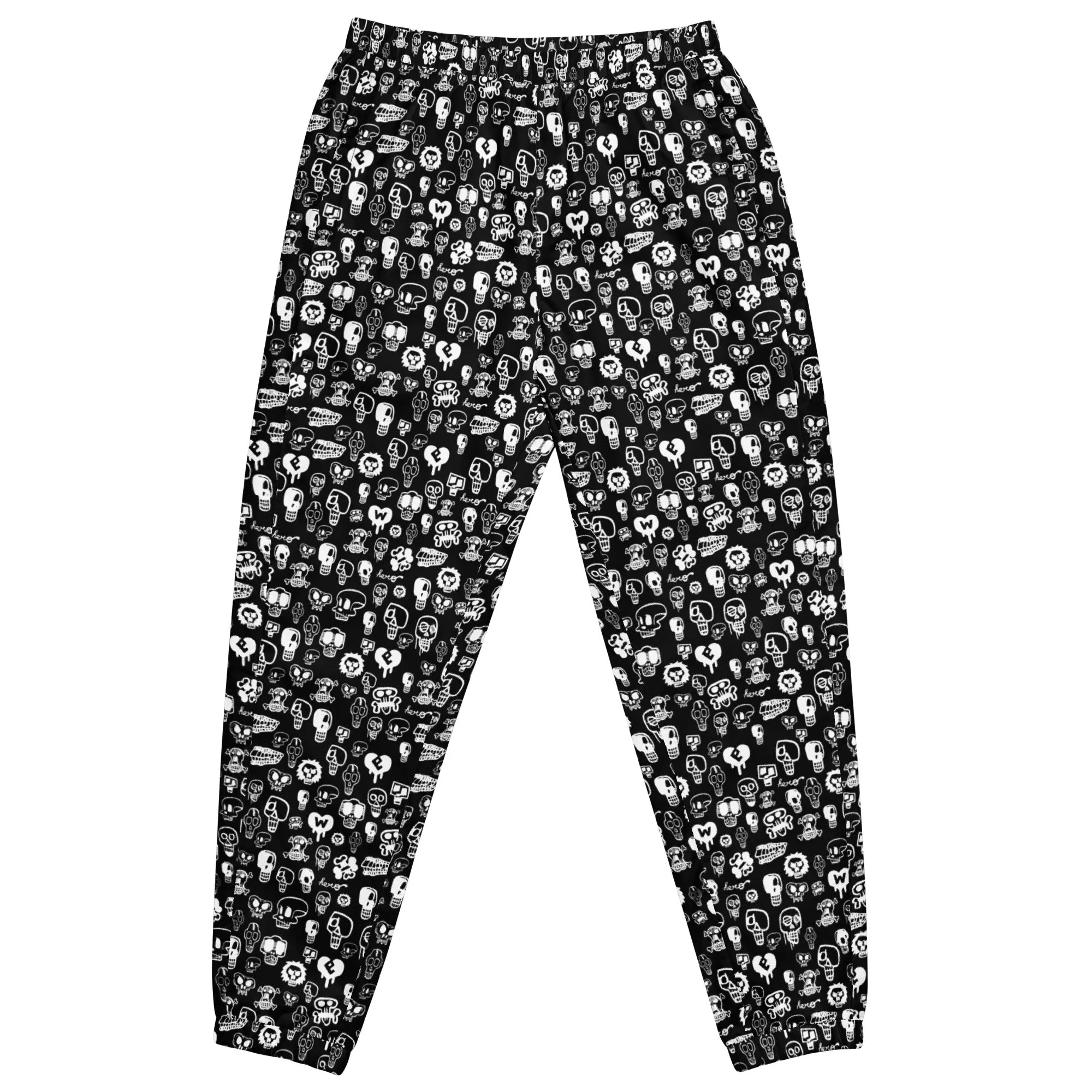 Skull Print Unisex Track Pants by HERO: Stand Out in Style and Comfort