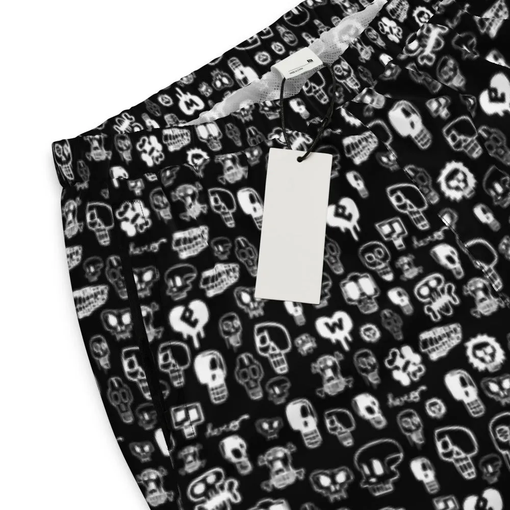 Skull Print Unisex Track Pants by HERO: Stand Out in Style and Comfort