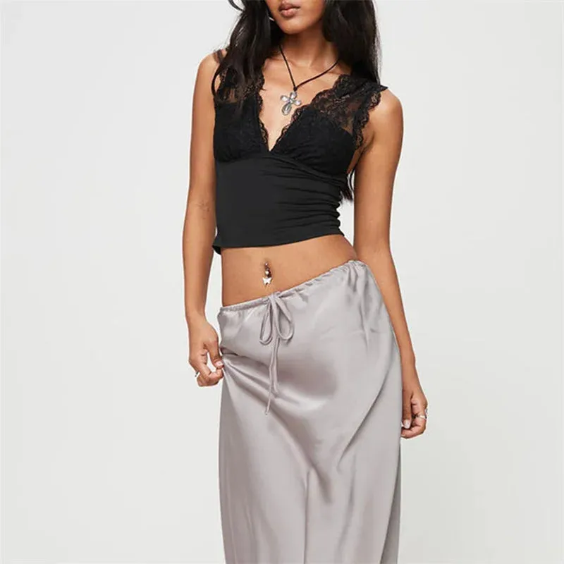 Slinky V-Neck Sleeveless Top