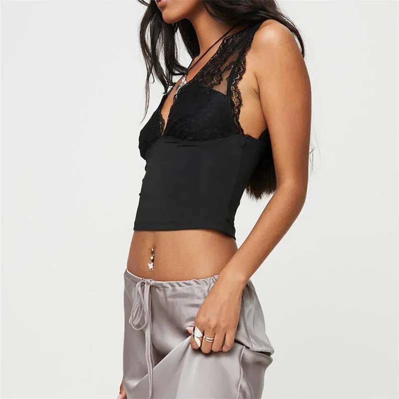 Slinky V-Neck Sleeveless Top