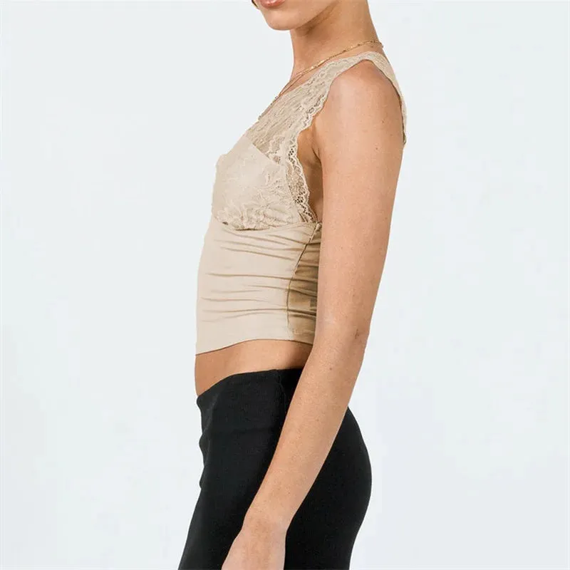 Slinky V-Neck Sleeveless Top