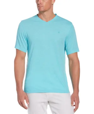 Slub V-Neck Tee
