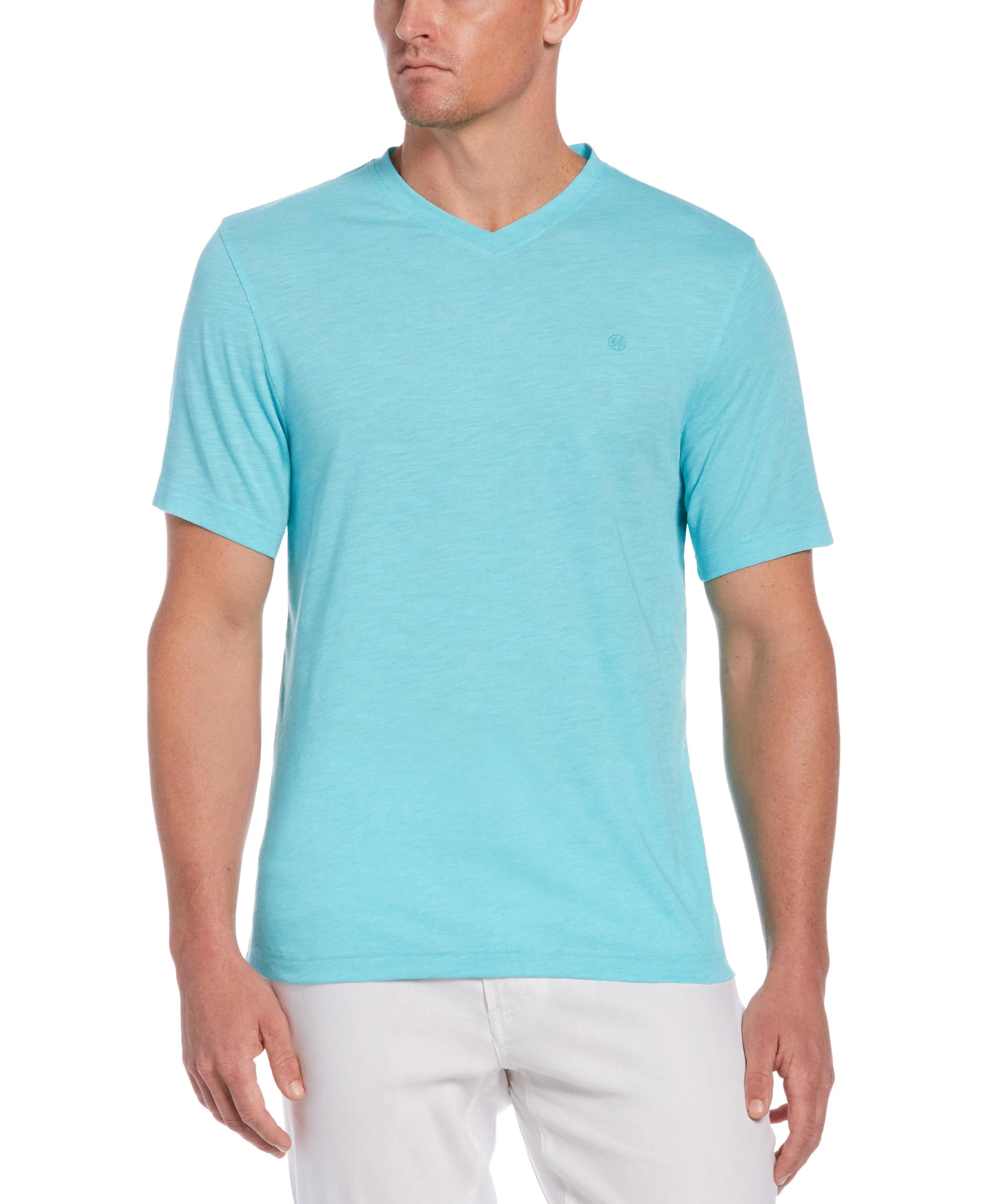 Slub V-Neck Tee