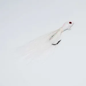 Snapper Tackle Bucktail Jig - White