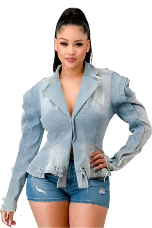 So Vintage- Denim Fashion Jacket