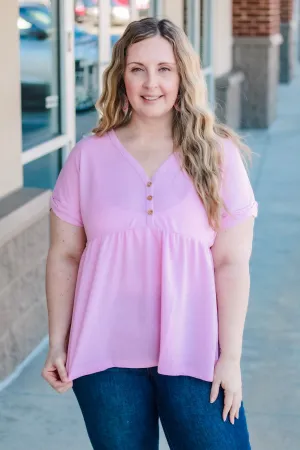 Soft and Kind Top in Baby Pink