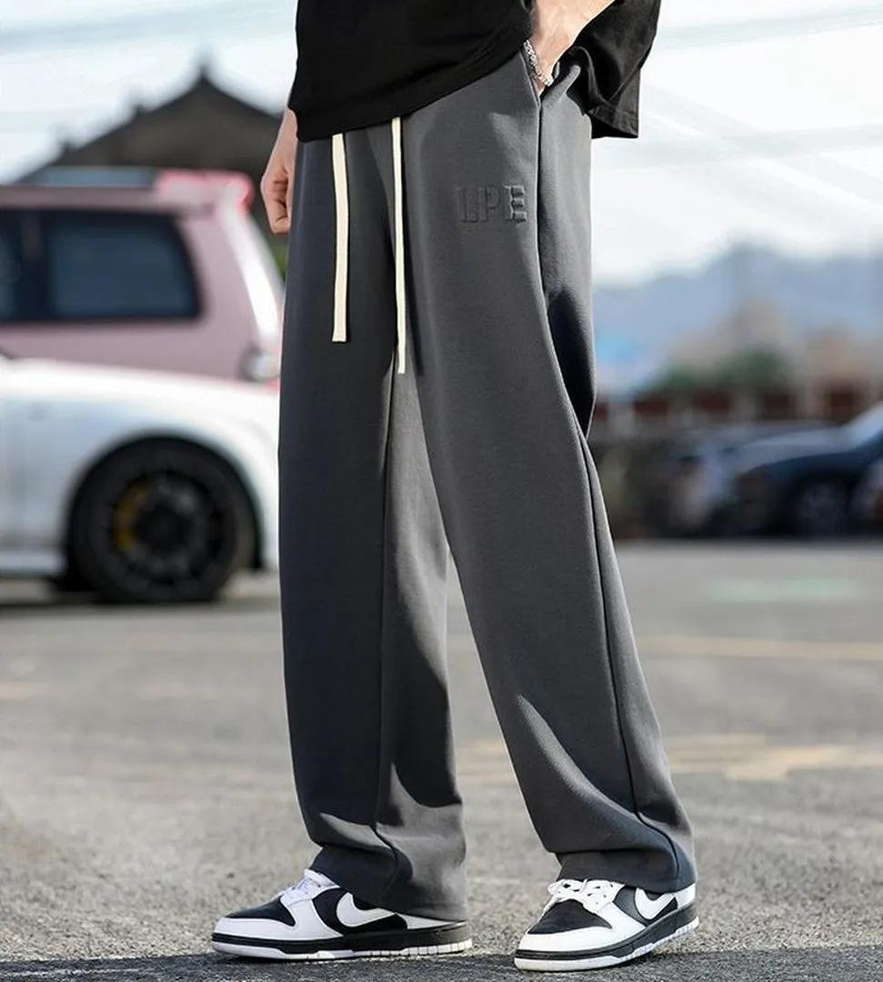 Soft and Relaxed Fit Straight Leg Sweatpants for Men