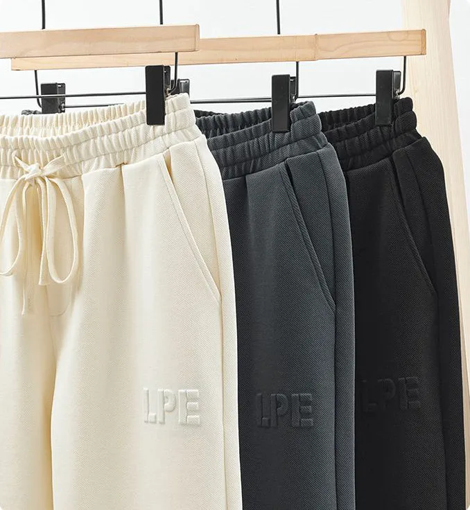 Soft and Relaxed Fit Straight Leg Sweatpants for Men