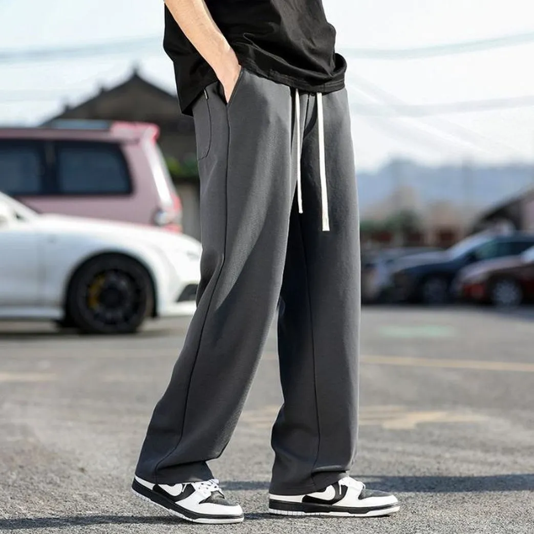 Soft and Relaxed Fit Straight Leg Sweatpants for Men