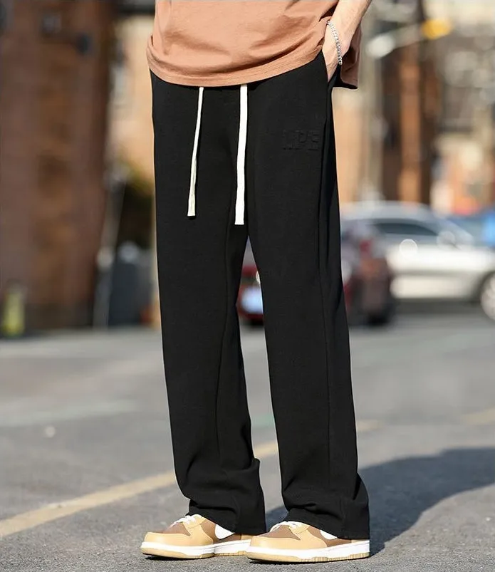 Soft and Relaxed Fit Straight Leg Sweatpants for Men