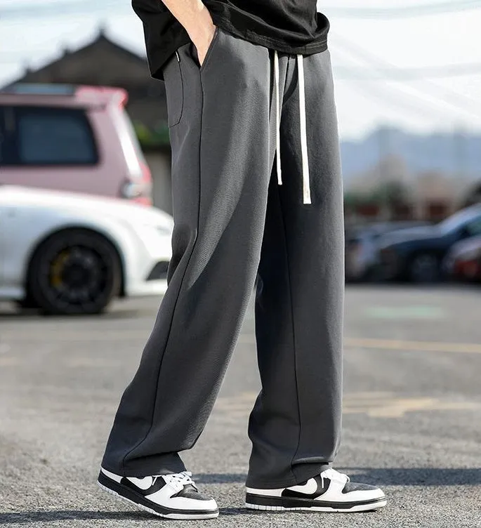 Soft and Relaxed Fit Straight Leg Sweatpants for Men