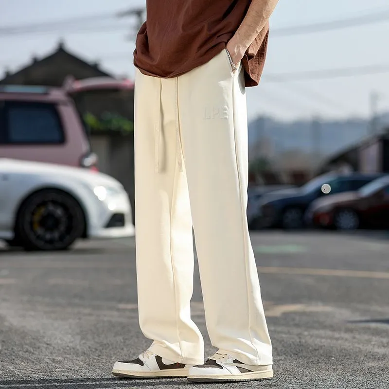 Soft and Relaxed Fit Straight Leg Sweatpants for Men