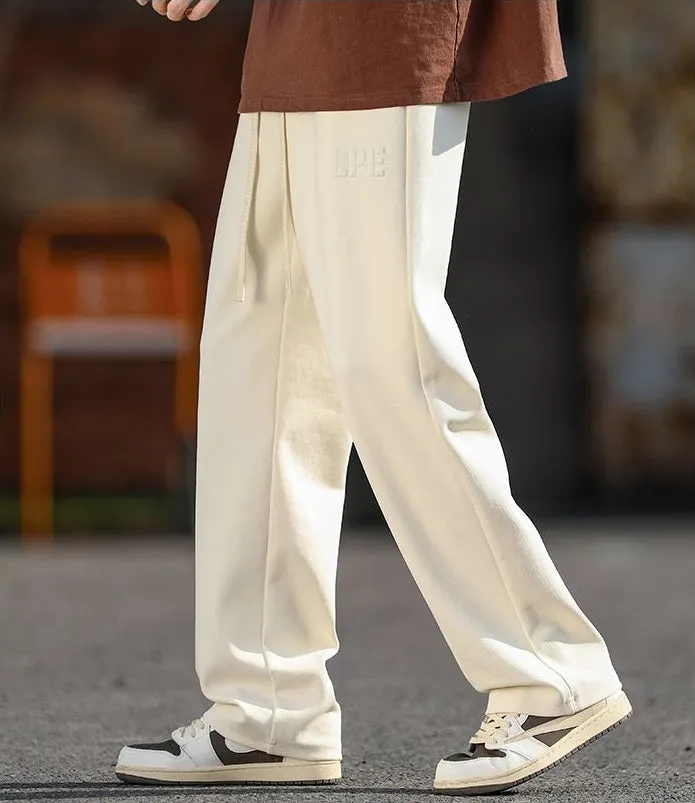 Soft and Relaxed Fit Straight Leg Sweatpants for Men