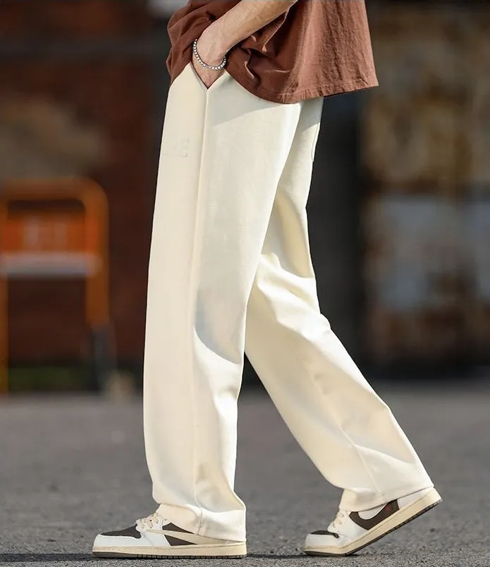 Soft and Relaxed Fit Straight Leg Sweatpants for Men