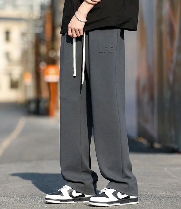 Soft and Relaxed Fit Straight Leg Sweatpants for Men