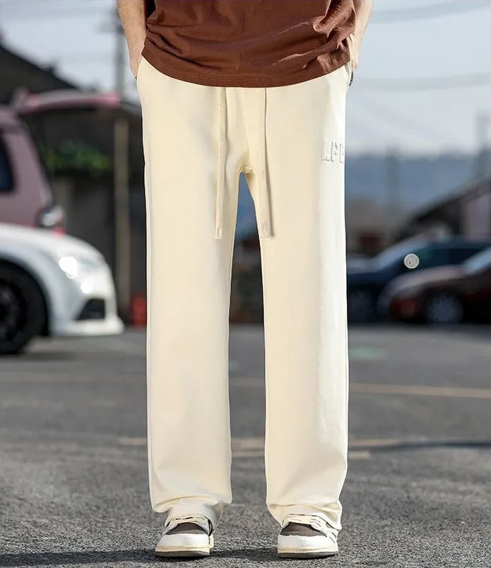 Soft and Relaxed Fit Straight Leg Sweatpants for Men