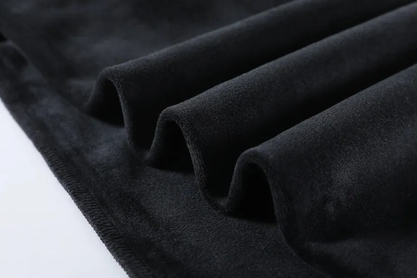 Solid Color Drawstring Waist Wide-leg Sweatpant Dream