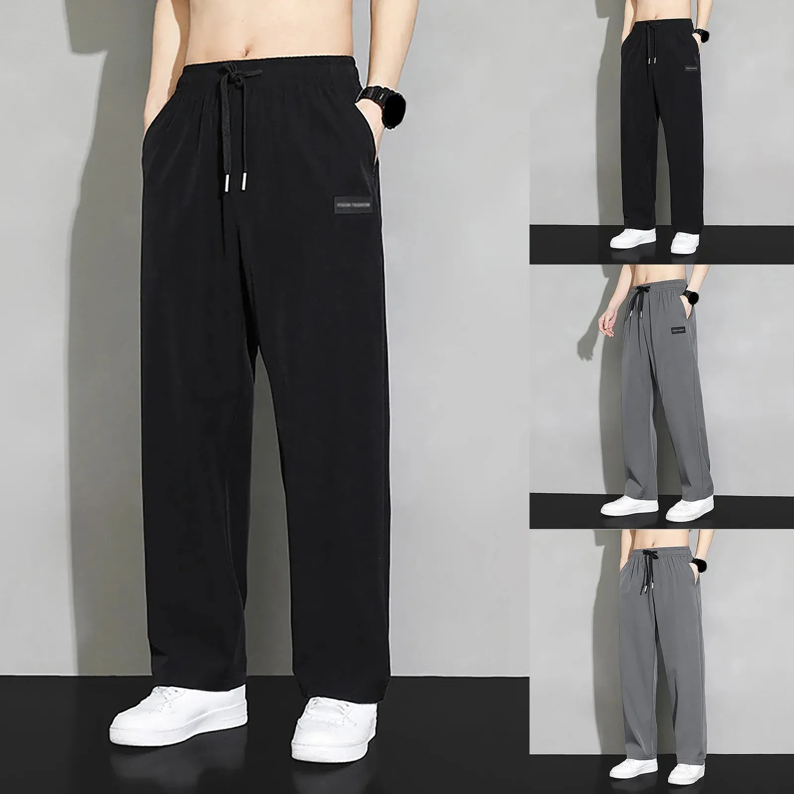 Sommer Ice Silk Herrenhose - Leicht und Atmungsaktiv