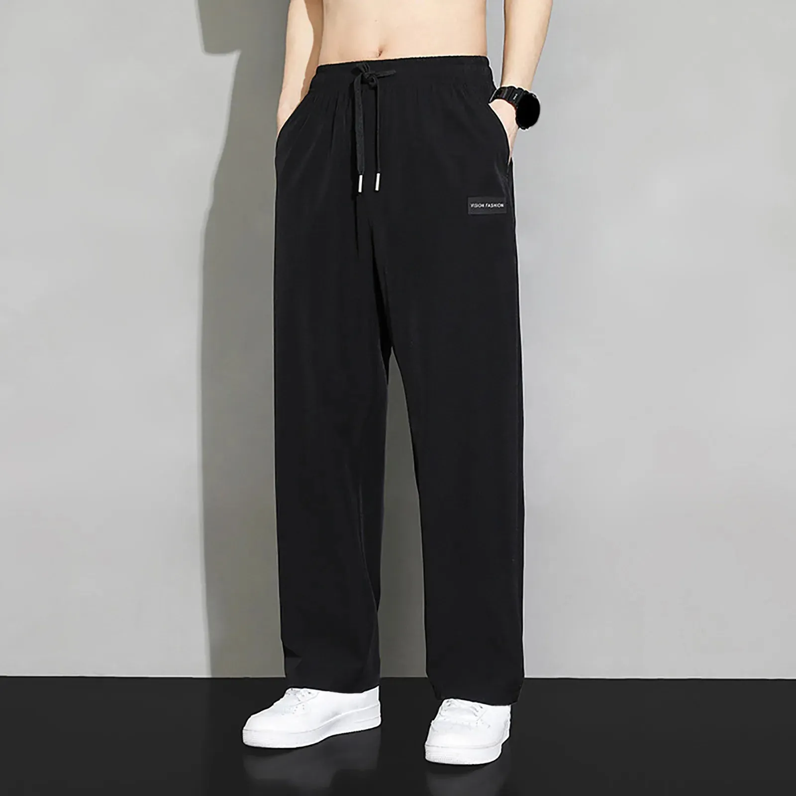 Sommer Ice Silk Herrenhose - Leicht und Atmungsaktiv