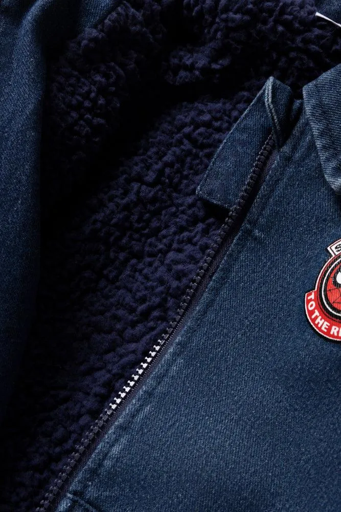 Spider-Man Denim Jacket Blue