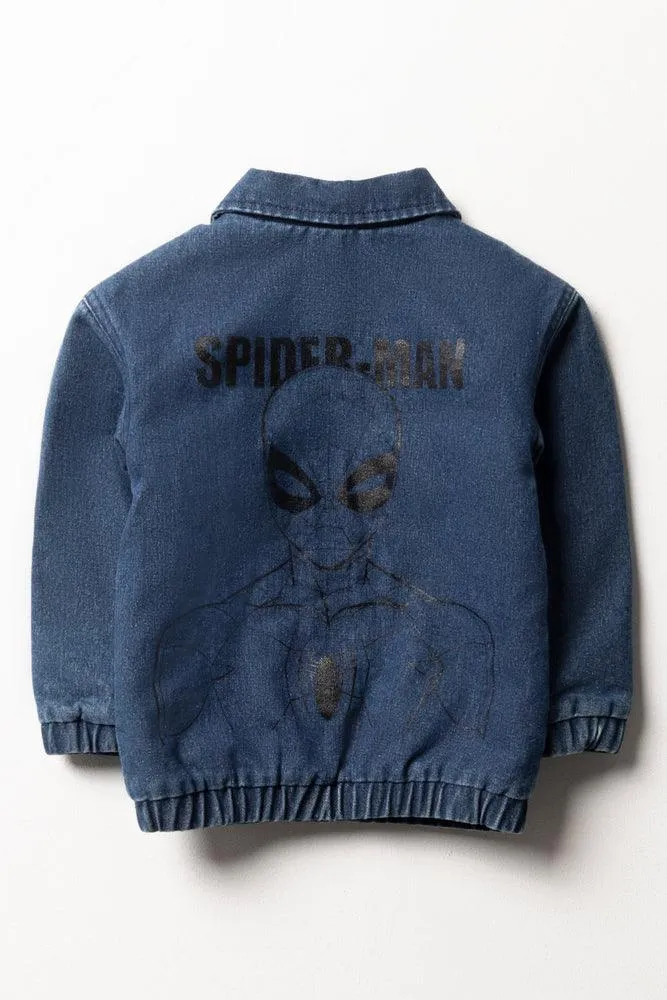 Spider-Man Denim Jacket Blue