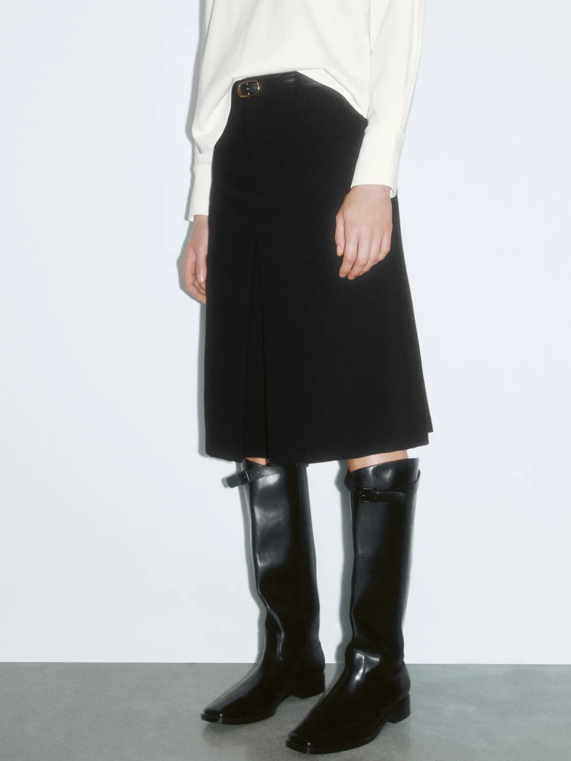 Split Hem A-Line Skirts
