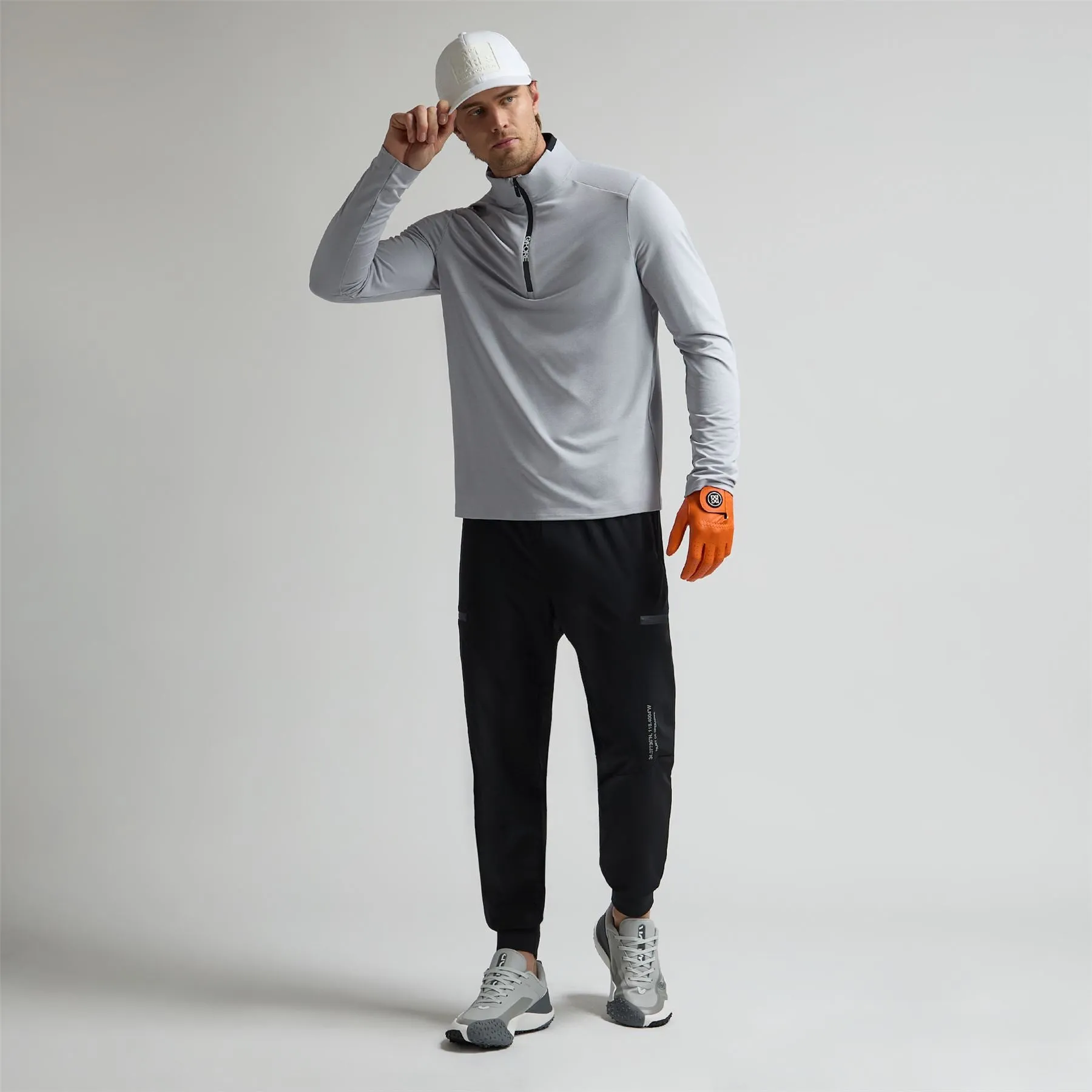Stretch Warp Knit Cargo Joggers Pants Onyx