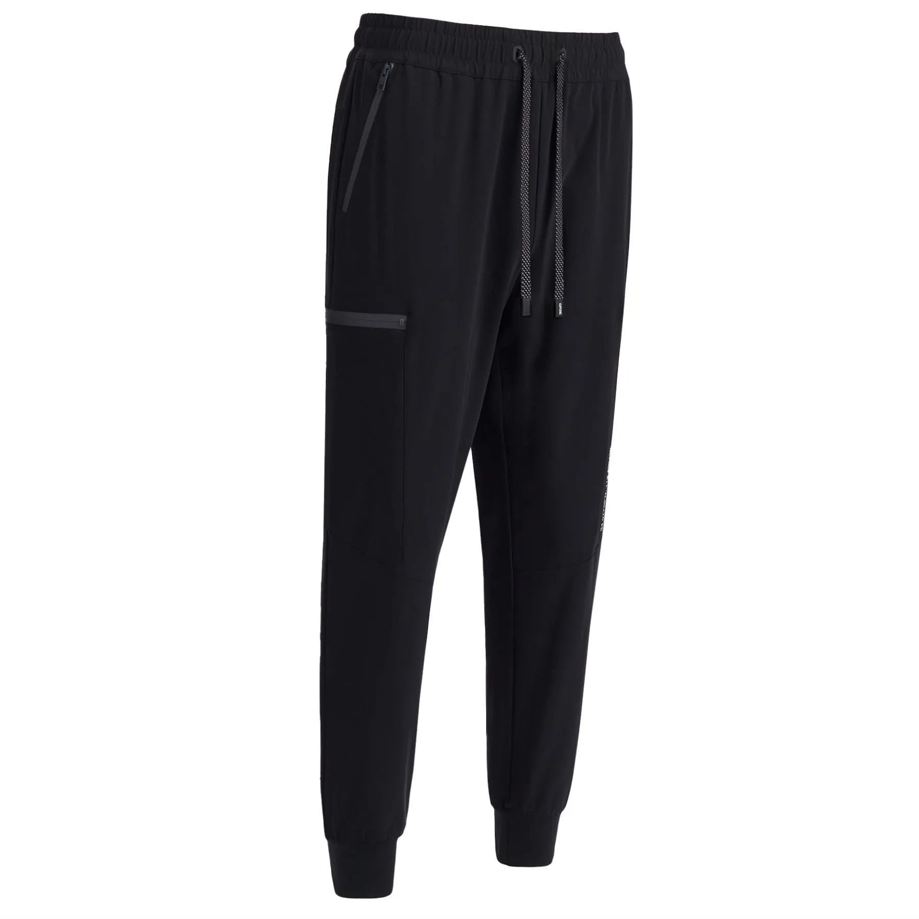 Stretch Warp Knit Cargo Joggers Pants Onyx