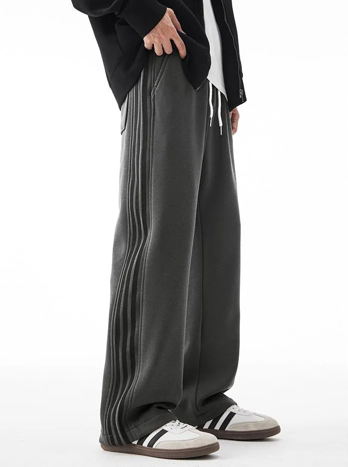 Stylish Striped Wide Leg Sweatpant for Men