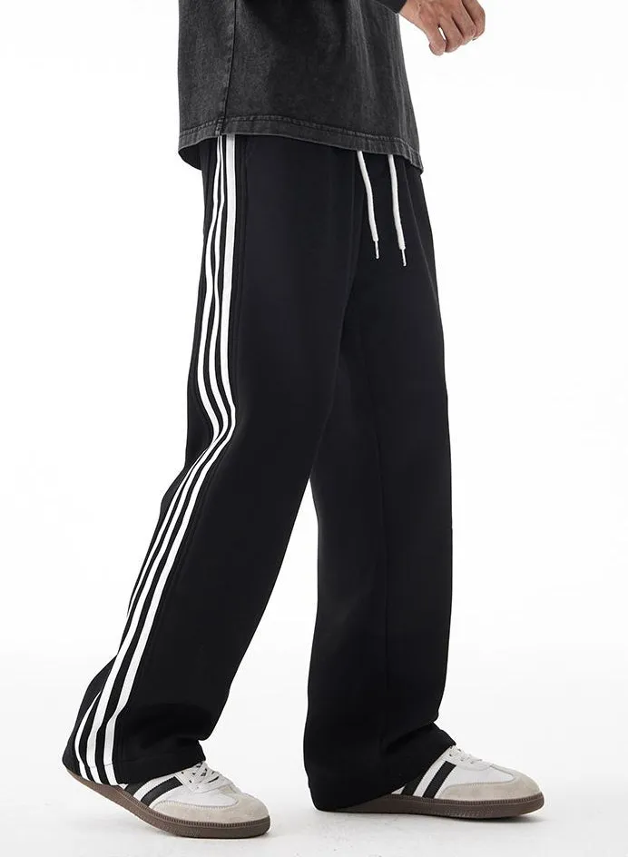 Stylish Striped Wide Leg Sweatpant for Men