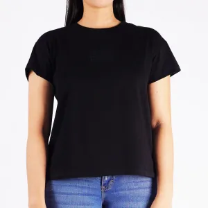 Stylistic Mr. Lee Ladies Basic Tees Boxy Fit 154388 (Black)