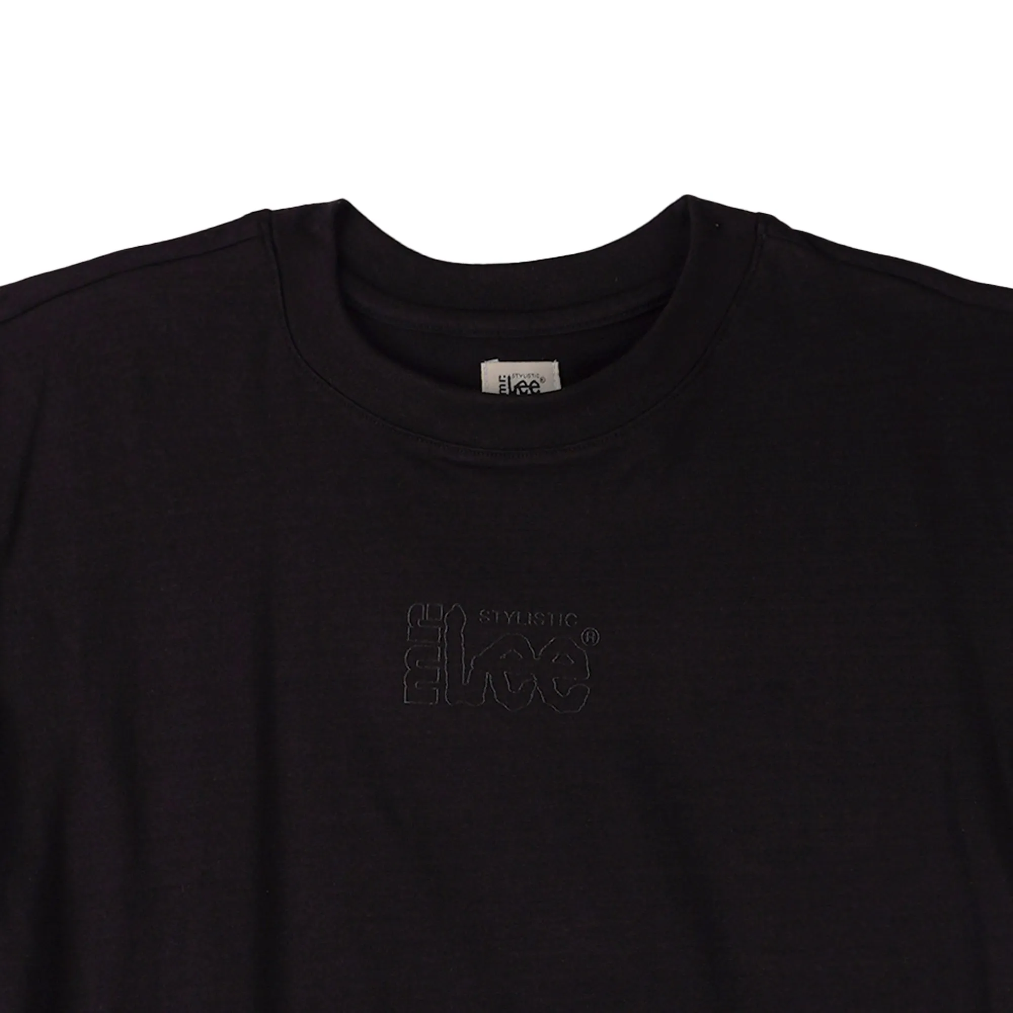 Stylistic Mr. Lee Ladies Basic Tees Boxy Fit 154388 (Black)