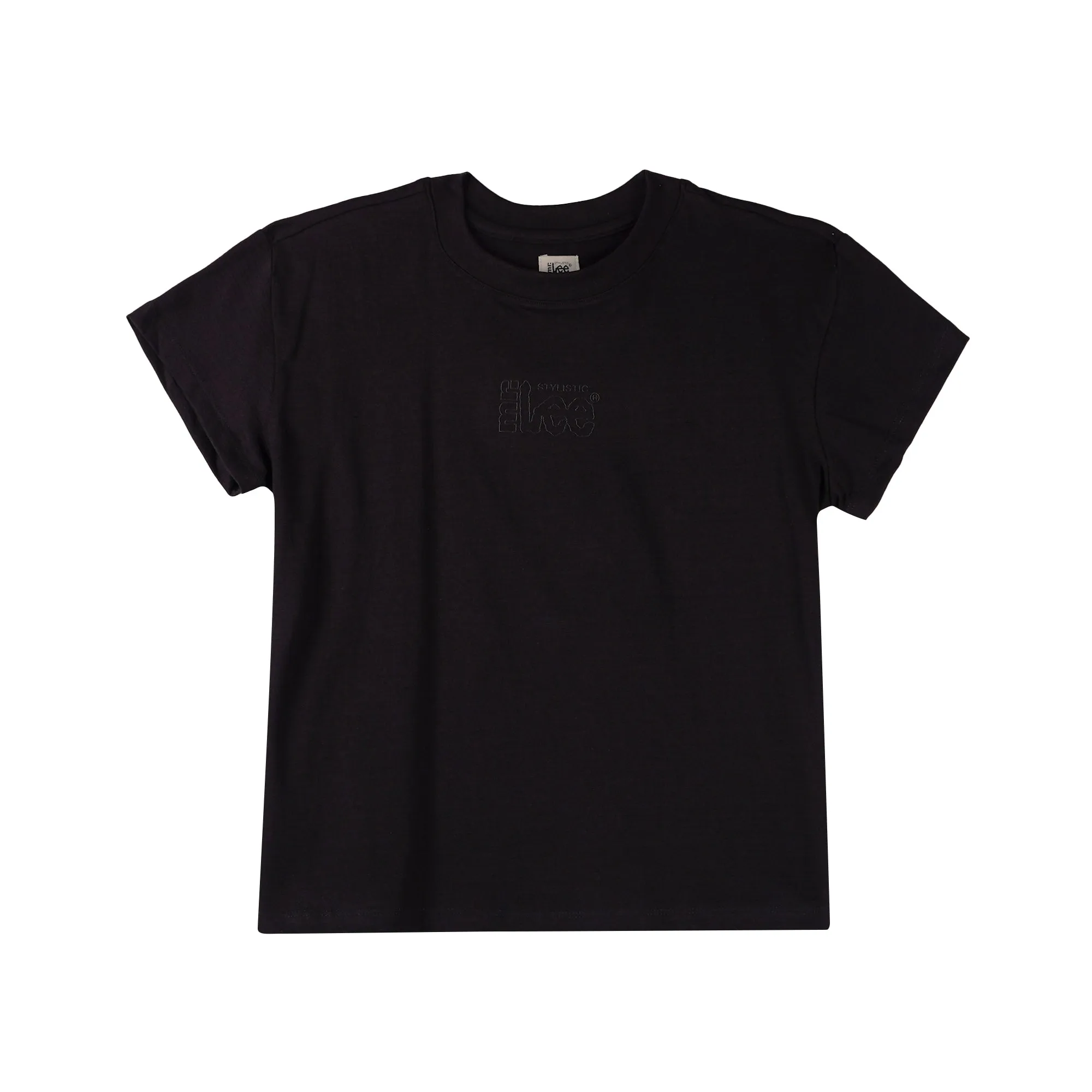 Stylistic Mr. Lee Ladies Basic Tees Boxy Fit 154388 (Black)