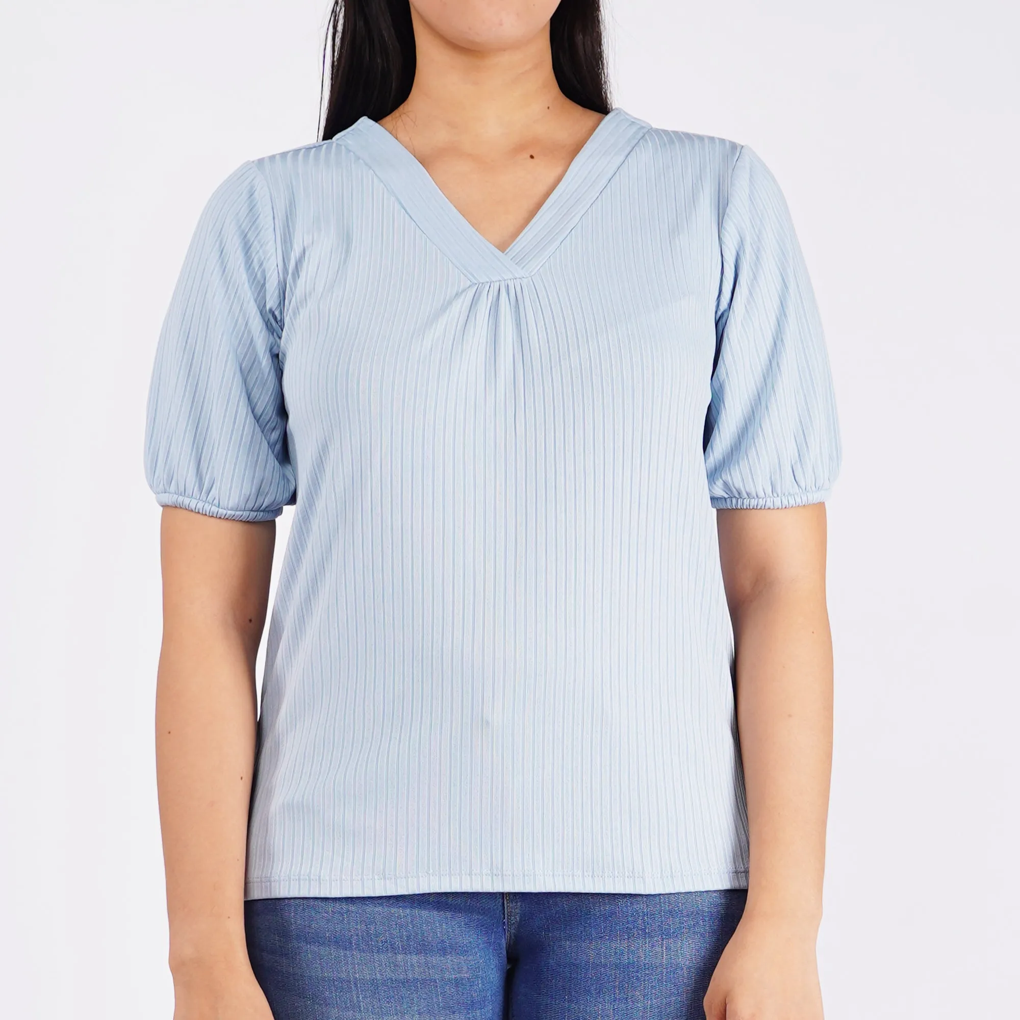 Stylistic Mr. Lee Ladies Basic Tees Regular Fit 143068-U (Blue)