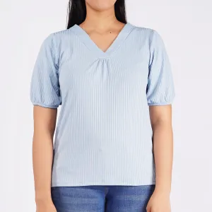 Stylistic Mr. Lee Ladies Basic Tees Regular Fit 143068-U (Blue)