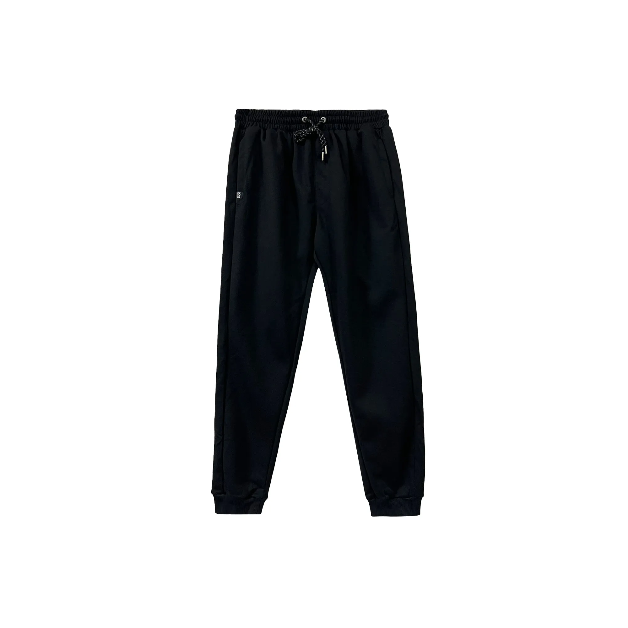 Stylistic Mr. Lee Men's Basic Non-Denim Jogger Pants Mid Waist 171860 (Black)