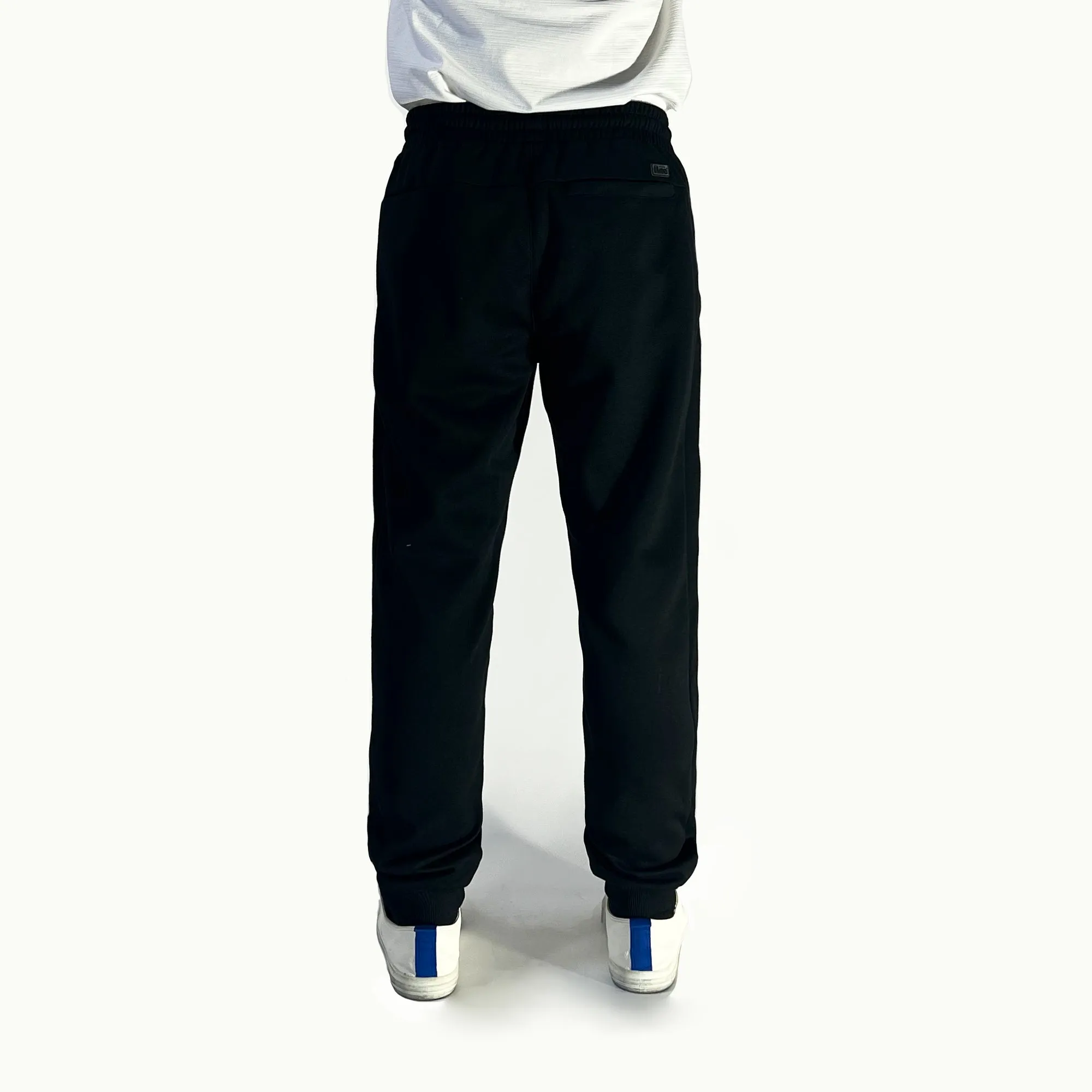Stylistic Mr. Lee Men's Basic Non-Denim Jogger Pants Mid Waist 171860 (Black)