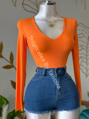 SunBurst V-Neck Top