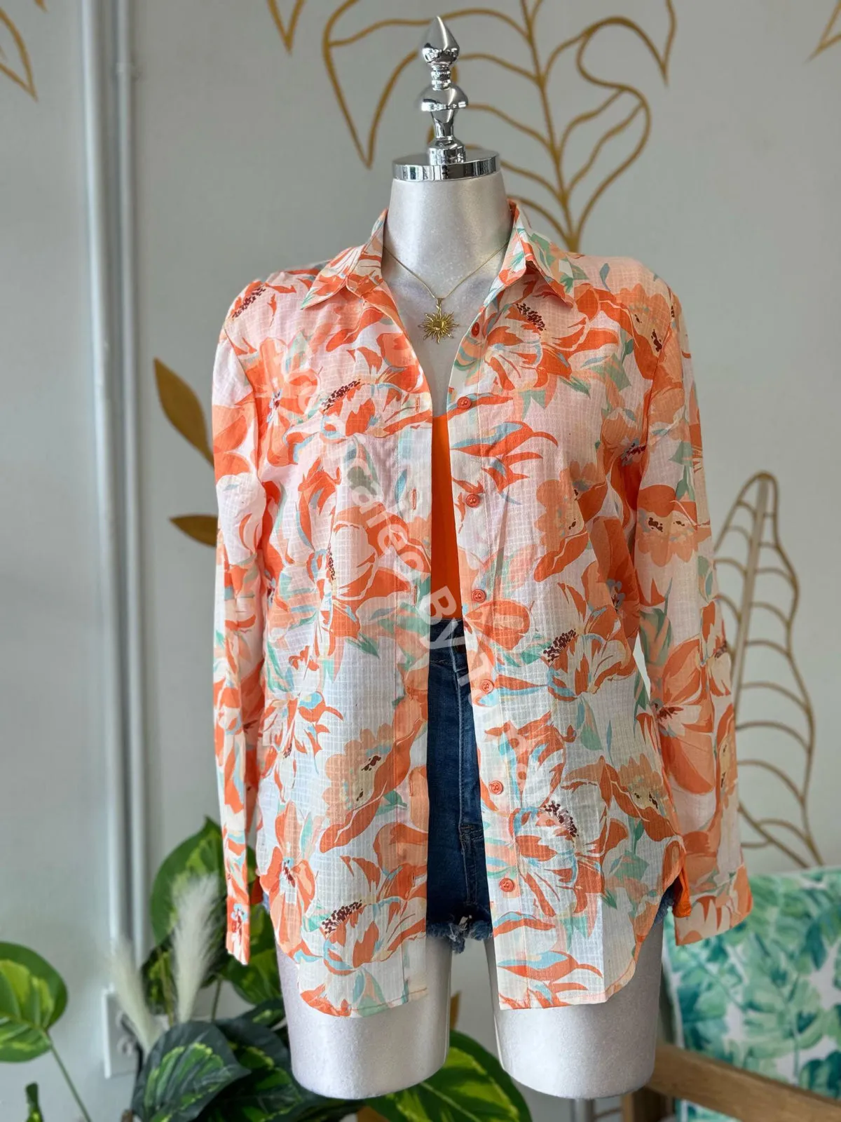 SunBurst V-Neck Top