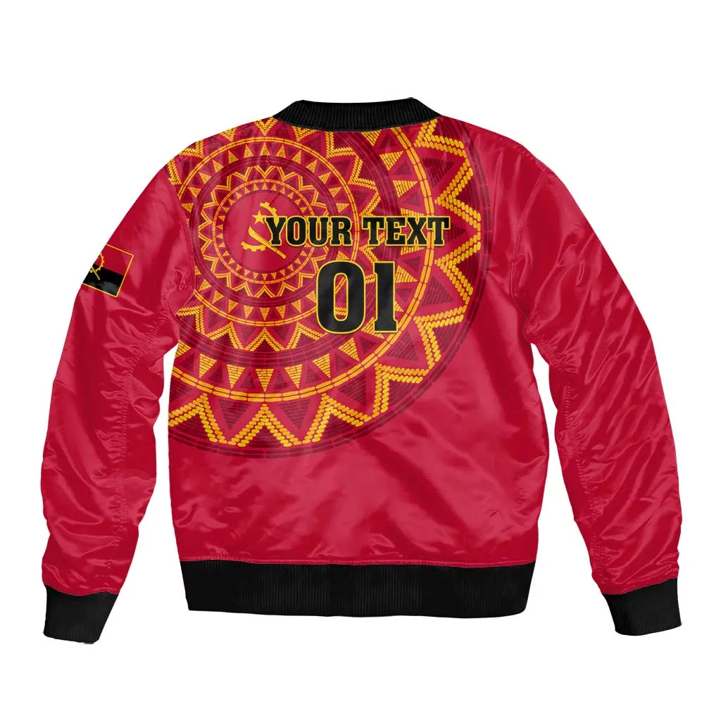 Support Palancas Negras - Red Angola Football Bomber Jacket LT01