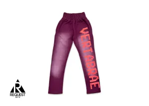 Sweatpants "Washed Burgundy/Red"