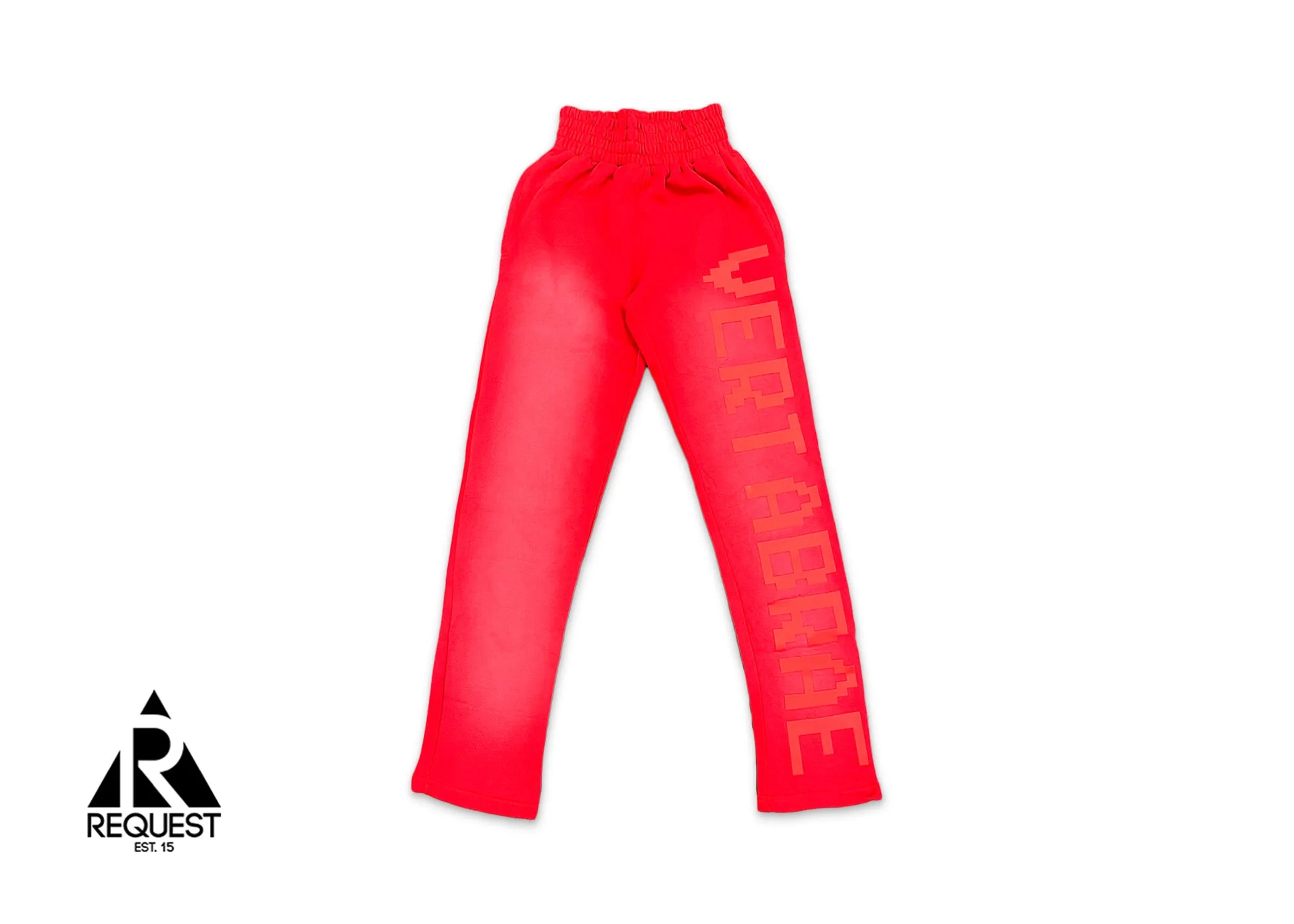 Sweatpants "Washed Red/Red"