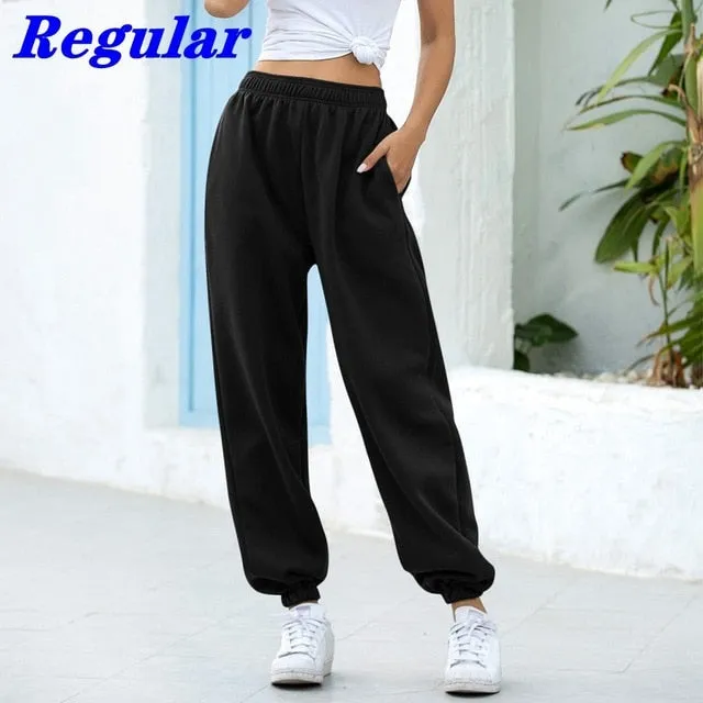 Sweatpants Women Baggy Pants Women Gray Spring Wide Leg Sweat Pants Oversized Joggers Streetwear High Waisted Trousers Women