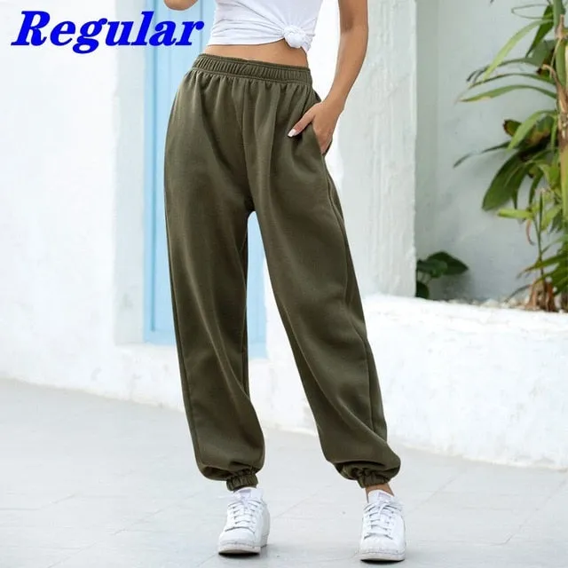 Sweatpants Women Baggy Pants Women Gray Spring Wide Leg Sweat Pants Oversized Joggers Streetwear High Waisted Trousers Women